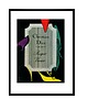 grafiki i ilustracje Oprawiona reklama butów CHRISTIAN DIOR, lata 60te 1