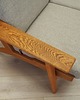 sofy i szezlongi Sofa dębowa, duński design, lata 60,  Hans J. Wegner, Getama 5