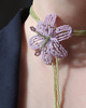 chokery Fioletowa  Lilia - naszyjnik choker 1