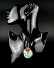 wisiory Koral fossil wisiorek wire wrapping 5