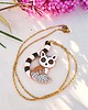 wisiory Naszyjnik z lemurem, amulet z zawieszką w kształcie lemura, lemur, boho 1