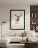 plakaty Plakat Burgundy deer 1