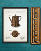plakaty Plakat Dzbanek do kawy - patent 1