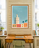 plakaty Sewilla Hiszpania - Złota Wieża i panorama miasta - plakat fine art 1