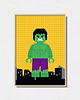 obrazy i plakaty do pokoju dziecięcego Lego Superbohater "Hulk" 1