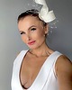 Ślubne ozdoby do włosów Fascynator ślubny okazjonalny /oraz inne kolory 1