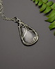 wisiory Wisiorek kryształ górski wire wrapping 4