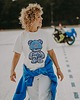 t-shirt damskie T-shirt oversize Blue Teddy dla mamy cream 1
