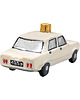 bombki Bombka choinkowa szklana ręcznie malowana: Fiat 125p: kremowy 2
