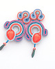 kolczyki soutache Wrzosowa jesień 4