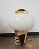 lampy stołowe Para lamp stołowych w stylu Art Deco, lata 50 6