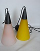 lampy wiszące Podwójna lampa wisząca, Solken, lata 70 5