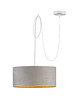 lampy wiszące Żyrandol do salonu nad stół WAIKIKI W1 VELUR z regulowanym przewodem 2
