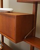 regały i półki Regał systemowy tekowy, norweski design, lata 60, Kjell Riise, Br 6