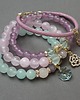 bransoletki z kamieni naturalnych Blue and lavender vol. 14 /21-04-22/ set 3