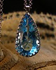 wisiory Naszyjnik Amulet Mocy - Topaz Swiss Blue Srebro 3
