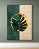 plakaty Liście monstery - Plakat, druk - Chiński Orient, Harmonia Zen, Wabi Sabi #132 1