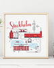 plakaty Stockholm Sztokholm plakat 40x40 cm 1