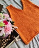 topy damskie Bawełniany top pomarańczowy Orange Passion 8