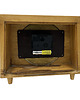 zegary Zegar kominkowy vintage Ruhla Electric lata 70. drewno design mid-century 9