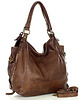 torby na ramię Torba skórzana na ramię shopper -  MARCO MAZZINI czekoladowy brąz 2