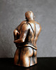 figurki i rzeźby Rzeźba z gipsu, W miłosnym uścisku, ogniste złoto, wys. 9,8 cm 8