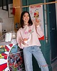 bluza bez kaptura damska Bluza z personalizowanym haftem mama 1