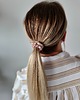 gumki do włosów Gumka jedwabna, scrunchie, frotka pearl blonde MINI 1