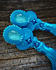 kolczyki soutache Turkus- kolczyki sutasz z chwostami 2