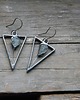 kolczyki wire wrapping Surowe topazy    - kolczyki 3