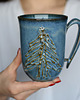 kubki Kubek z Choinką Ceramiczny Morski 550 ml 2