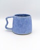 kubki Ceramiczny kubek z falistym uszkiem 1