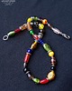 korale Vintage style elegancki naszyjnik ze szkła weneckiego multicolor Prezent lux 1