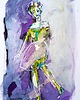 obrazy Lilka 31 - akwarela 16x24 cm unikat 1