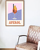 grafiki i ilustracje Plakat z drinkiem Aperol 2