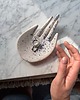 pojemniki na biżuterię Ceramiczna Łapka Handmade Talerzyk na Biżuterię Niebieskie Ciapki 1