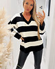 swetry damskie  Sweter z dekoltem w serek AXS0212 3