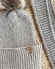 ubrania różne Komplet czapka+szalik  z wełny i alpaki Czapka i szal Handmade 2