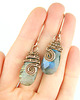 kolczyki wire wrapping Kolczyki z labradorytem 3