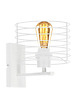 kinkiety Czarna lampa ścienna do sypialni w stylu loft AROLA LOFT 1