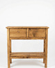 komody Konsolka drewniana z 2 szufladami vintage MEL 8