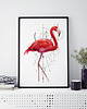 plakaty Plakat Flamingo 3