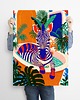 plakaty Zebra - grafika na plakacie 1