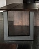 stoły Stół Dębowy lity industrial Loft  Nero 3