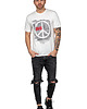 t-shirty męskie T-shirt męski UNDERWORLD Peace biały 1