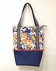 torby na ramię Torba w kwiaty z pomponikami 4