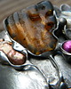 bransoletki wire wrapping Bursztyn w zaroślach -  bransoleta mankiet CUFF 4