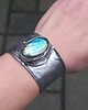 bransoletki wire wrapping Kolorowe oko - bransoletka regulowana 1