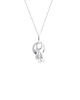 wisiory SMOOTH GEMstone long / silver necklace 7