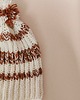 czapki damskie Czapka  z pomponem CREAMY 5